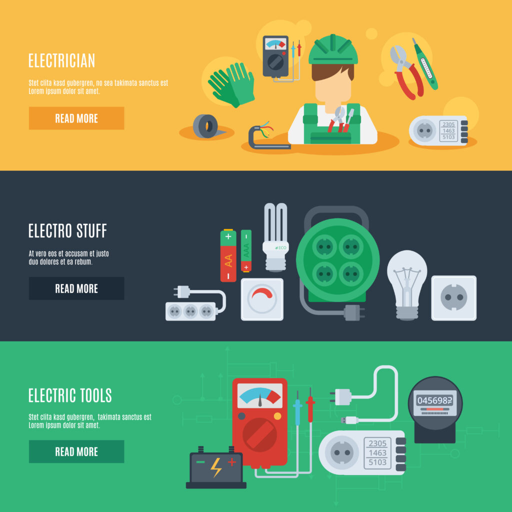 Electricity Banner Set for ibtech